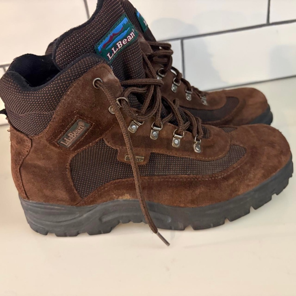Brown L. L. Bean Hiking Boots Leather size 7